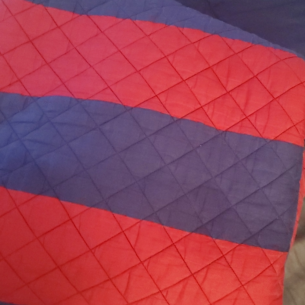 Pottery Barn Kids Red&Blue Twin Quilt 🇺🇲🇺🇸